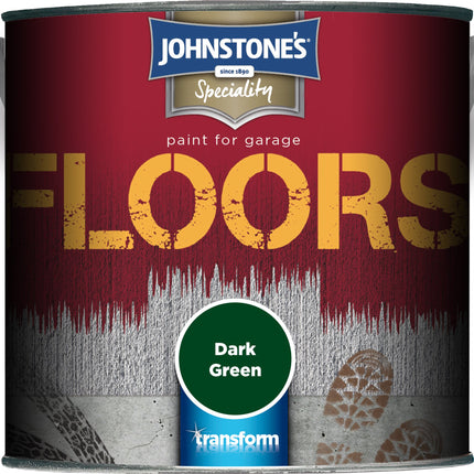 Johnstone's Garage Floor Paint - Dark Green 2.5L
