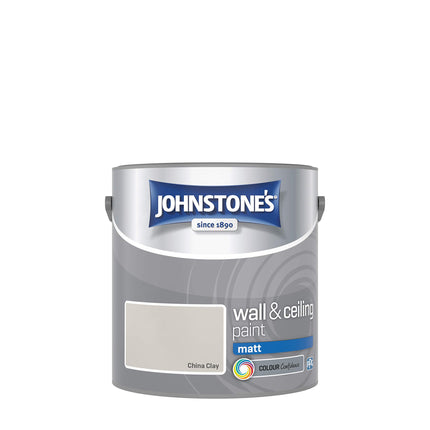 Johnstone's 304013 Vinyl Matt Emulsion - China Clay,2.5