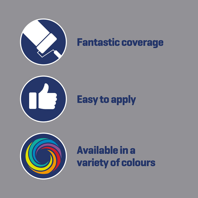 Johnstone's - Wall & Ceiling Paint - Iced Petal - Soft Sheen Finish - Emulsion Paint - Fantastic Coverage - Easy to Apply - Dry in 1-2 Hours - 12m2 Coverage per Litre - 2.5L