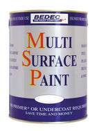 Bedec BEDE2KC0003/29 Multi Surface Paint Matt ,Black ,750 ml