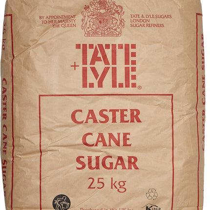 Tate and Lyle Fairtrade Caster Sugar 25kg